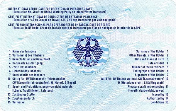 Neuer Sportbootführerschein RS Quelle Bundesdruckerei 72dpi